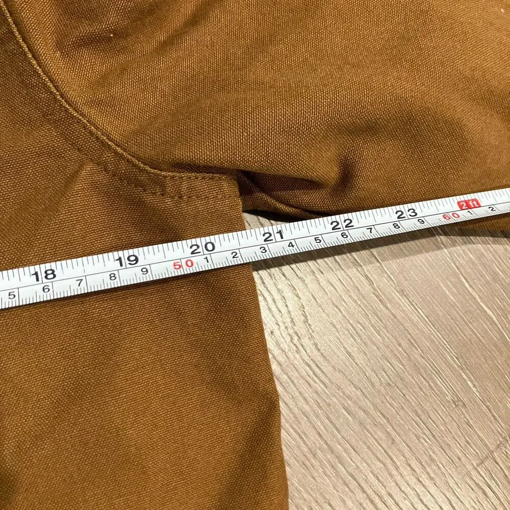 J‎ Crew Wallace Barnes Utility Jacket Mens S Brown Duck Canvas Corduroy Collar